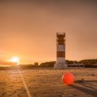 Sonnenuntergang auf der Helgoländer Düne