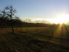 Sonnenuntergang auf der Herreninsel