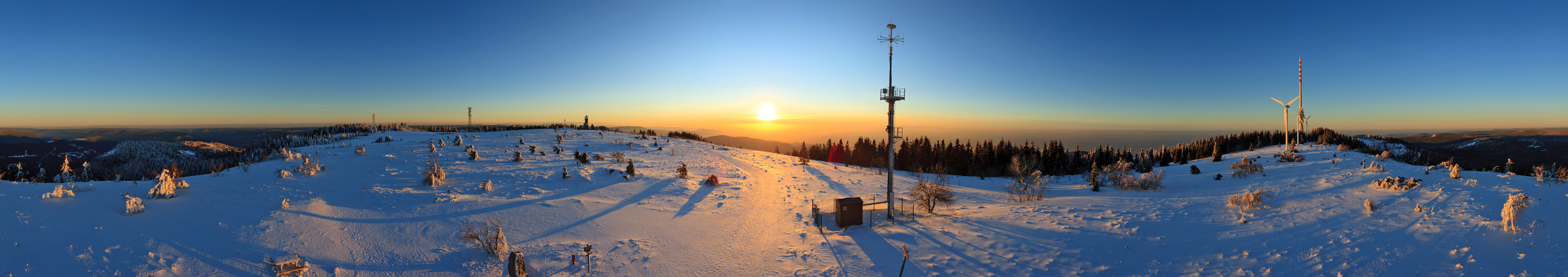 Sonnenuntergang auf der Hornisgrinde