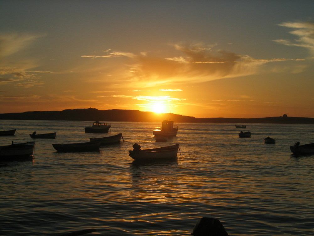 Sonnenuntergang auf der Insel Boavista