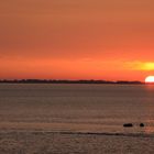 Sonnenuntergang auf der Insel Föhr