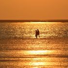 Sonnenuntergang auf der Insel Föhr