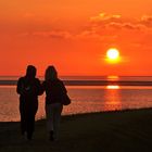 Sonnenuntergang auf der Insel Neuwerk