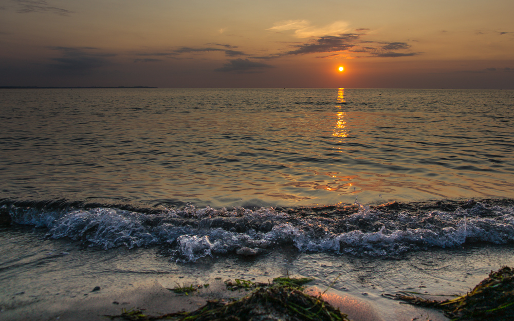 Sonnenuntergang auf der Insel Poel