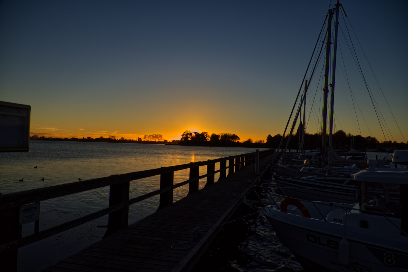 Sonnenuntergang auf der Insel Poel