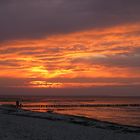 Sonnenuntergang auf der Insel Poel.