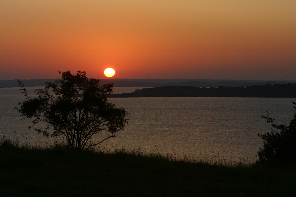 Sonnenuntergang auf der Insel Rügen