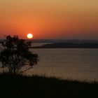 Sonnenuntergang auf der Insel Rügen