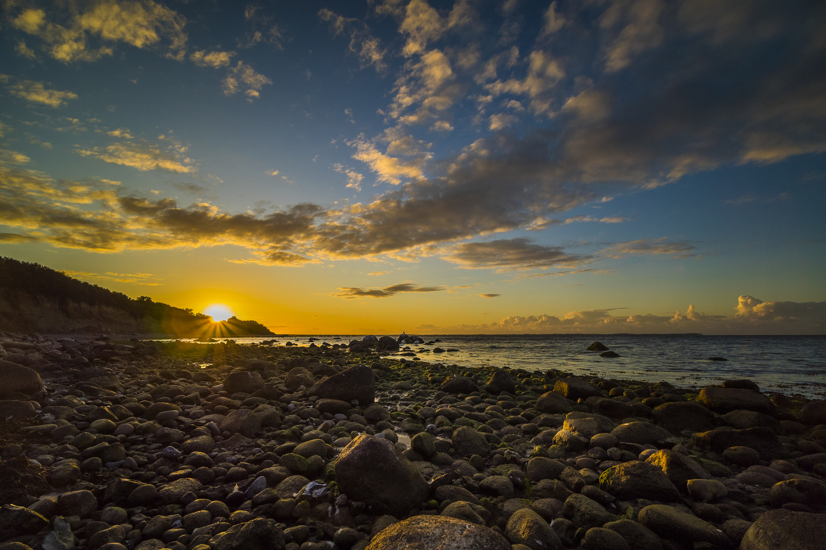 Sonnenuntergang auf der Insel Rügen