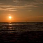 Sonnenuntergang auf der Insel Sylt