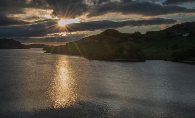 Sonnenuntergang auf der Isle of Skye