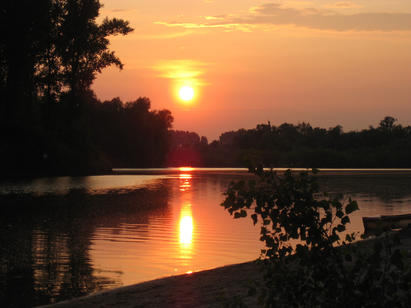 Sonnenuntergang auf der Kollerinsel