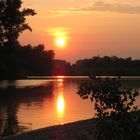 Sonnenuntergang auf der Kollerinsel