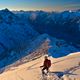 Sonnenuntergang auf der Kreuzspitze