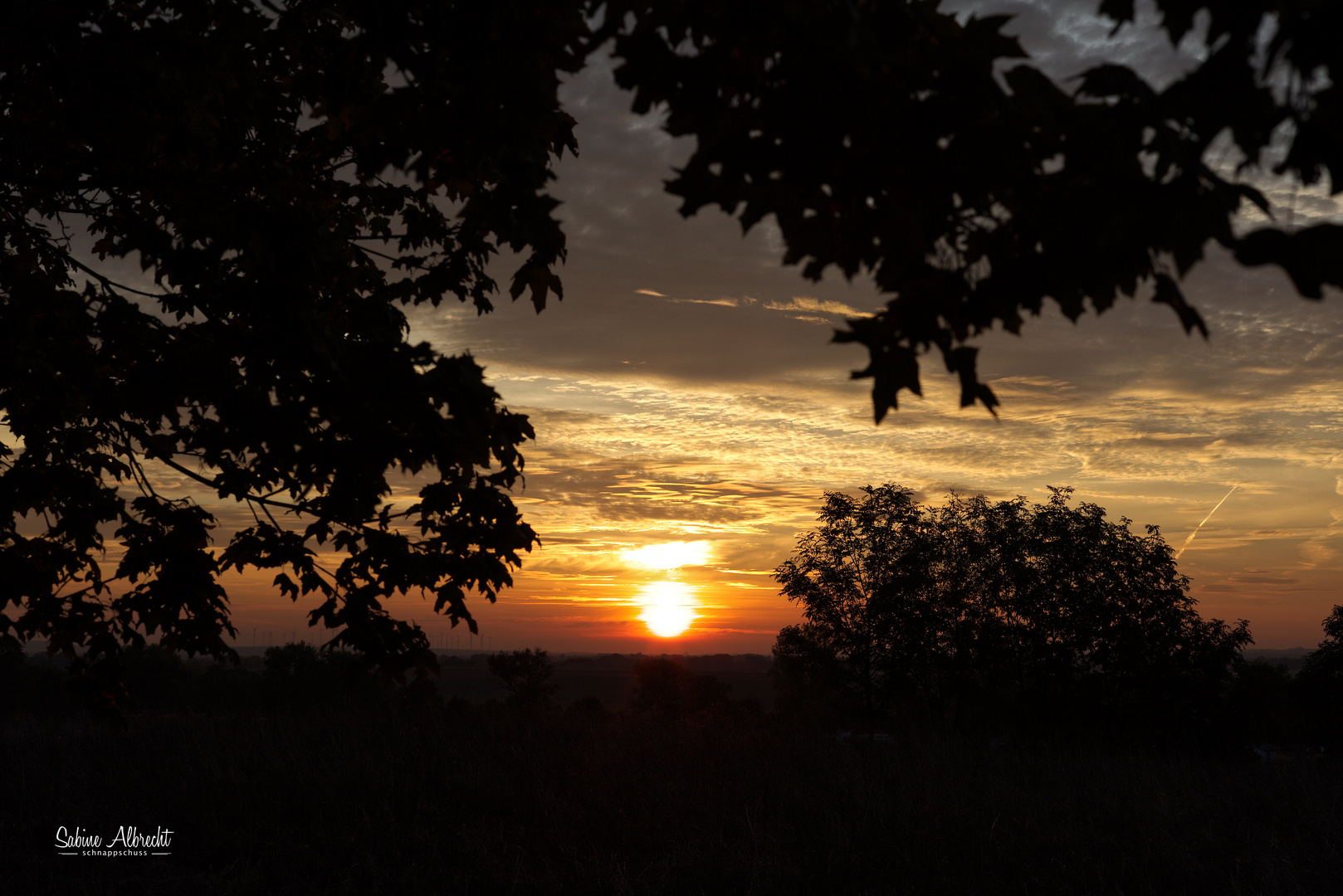 Sonnenuntergang auf der Michelshöhe