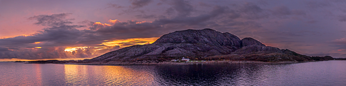 Sonnenuntergang auf der MS Nordkap 