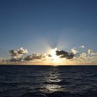 Sonnenuntergang auf der Nordsee (1)
