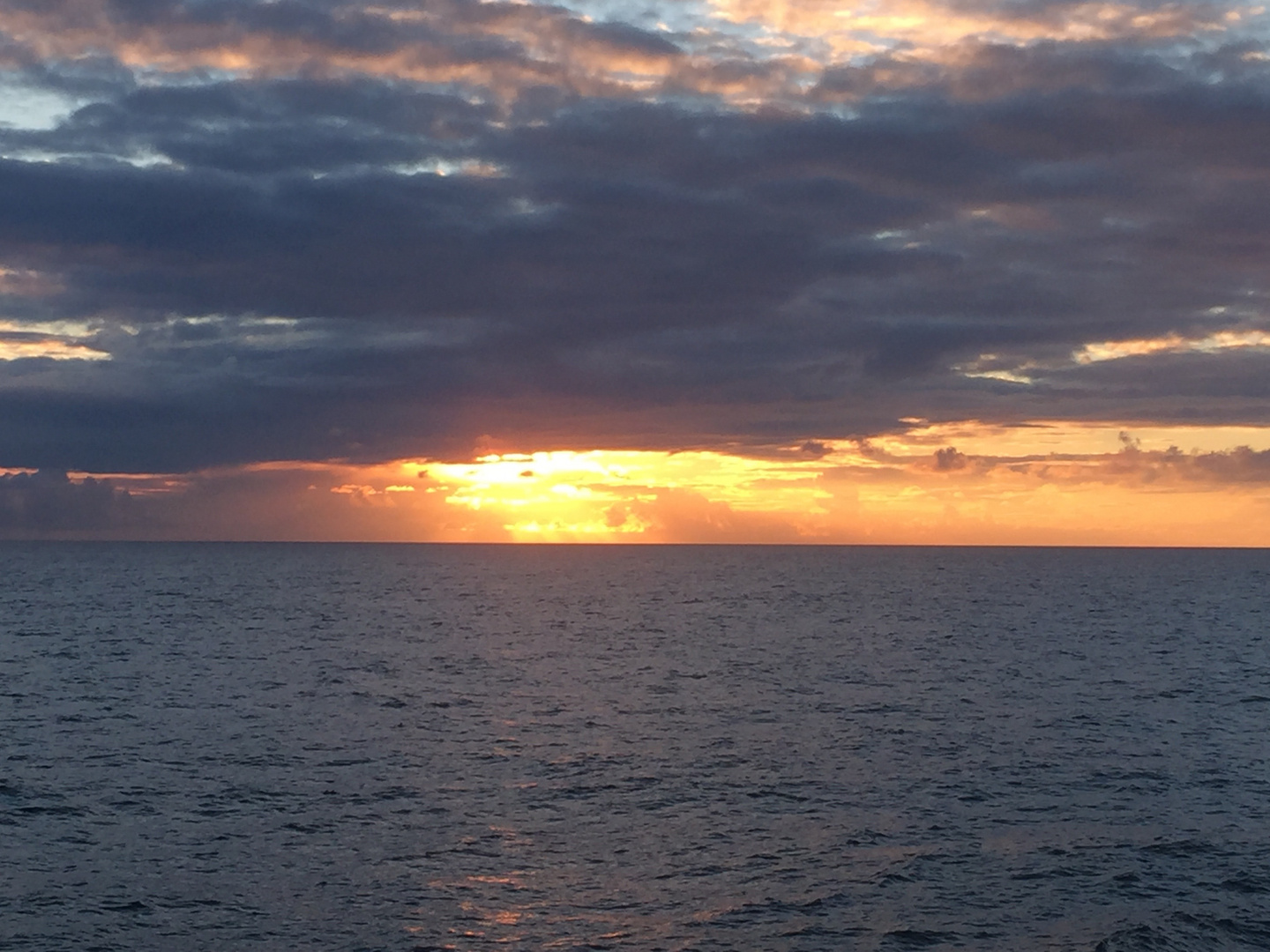 Sonnenuntergang auf der Nordsee (3)