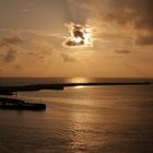 sonnenuntergang auf der Ostsee