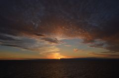 Sonnenuntergang auf der Ostsee