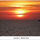 Sonnenuntergang auf der Ostsee