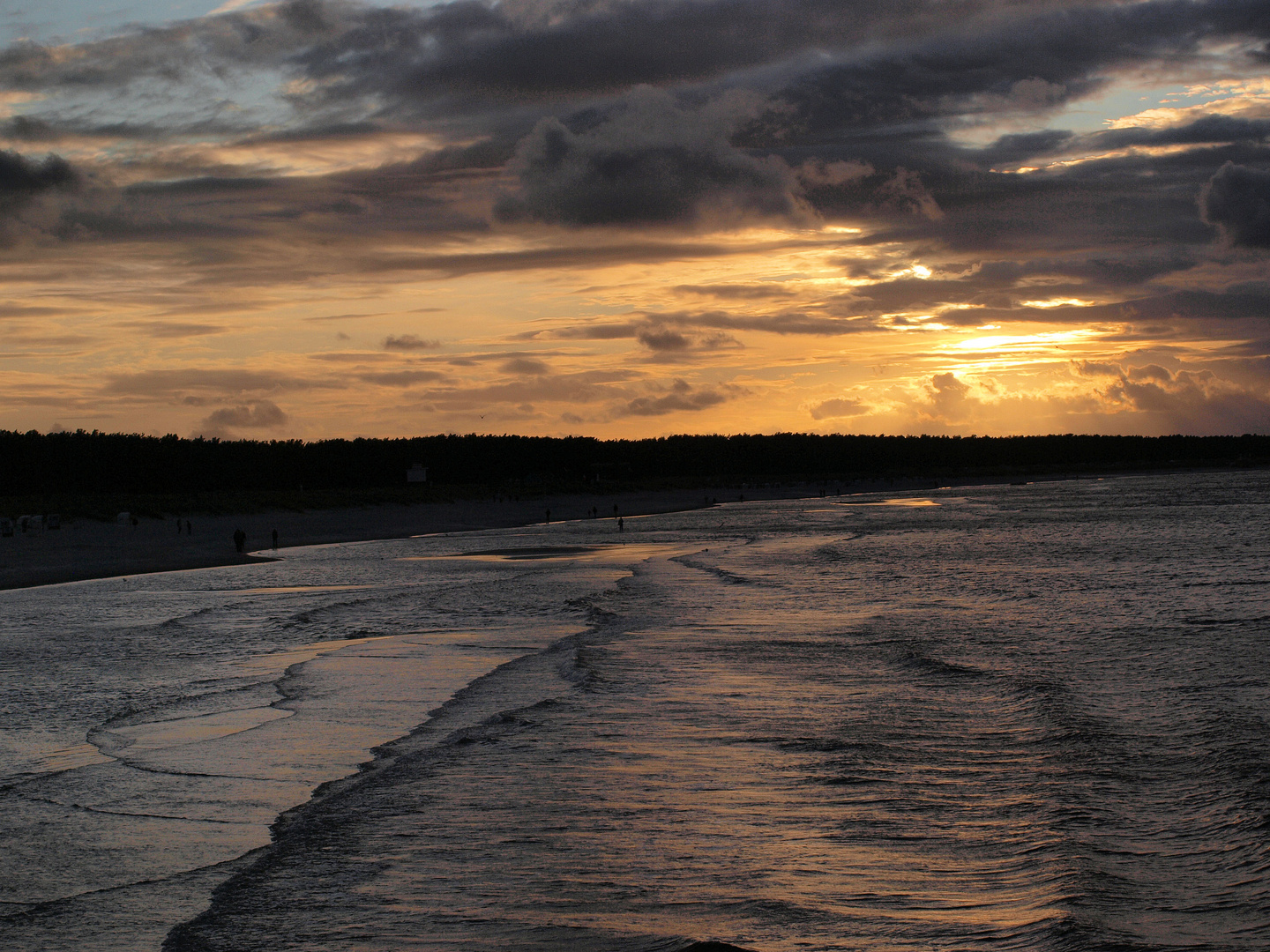 Sonnenuntergang auf der Ostsee