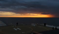 Sonnenuntergang auf der Ostsee