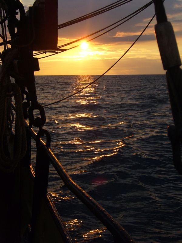 Sonnenuntergang auf der Ostsee