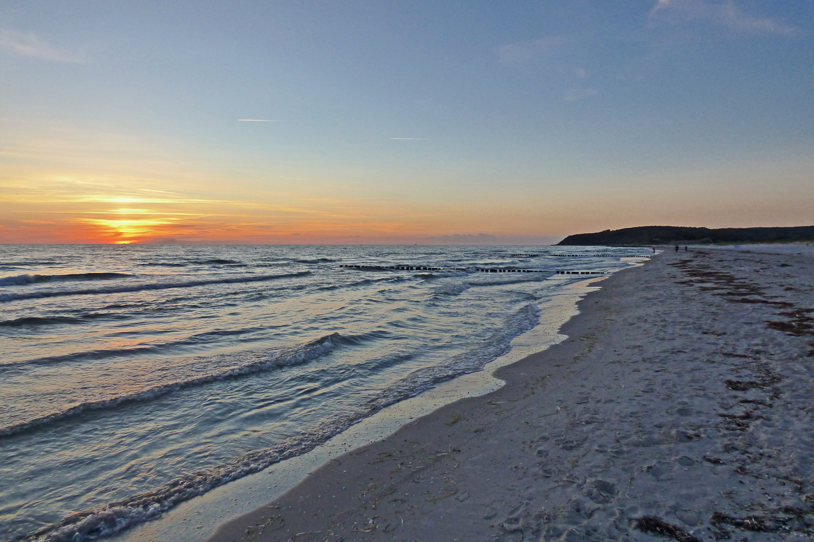 Sonnenuntergang auf der Ostseeinsel Hiddensee