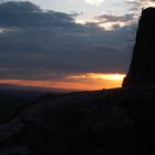 Sonnenuntergang auf der Schauenburg