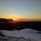 Sonnenuntergang auf der schwäbischen Alb