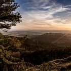 Sonnenuntergang auf der Schwäbischen Alb