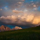 Sonnenuntergang auf der Seiser Alm