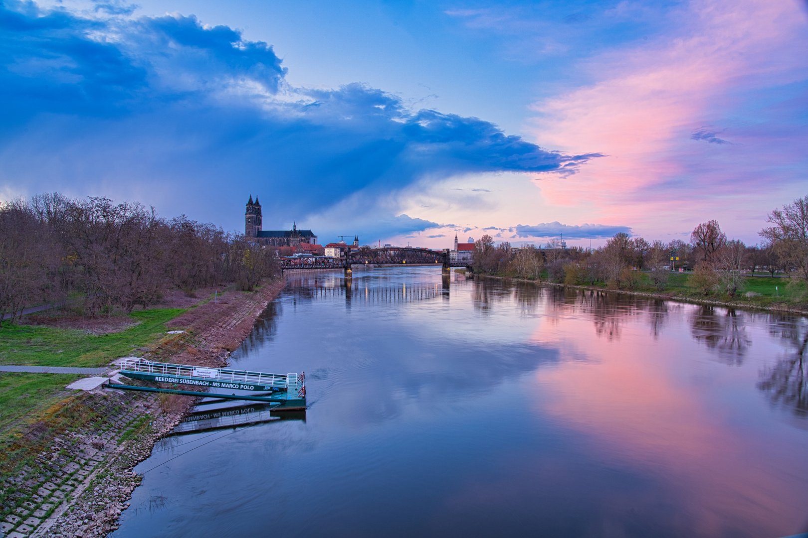 Sonnenuntergang auf der Sternbrücke