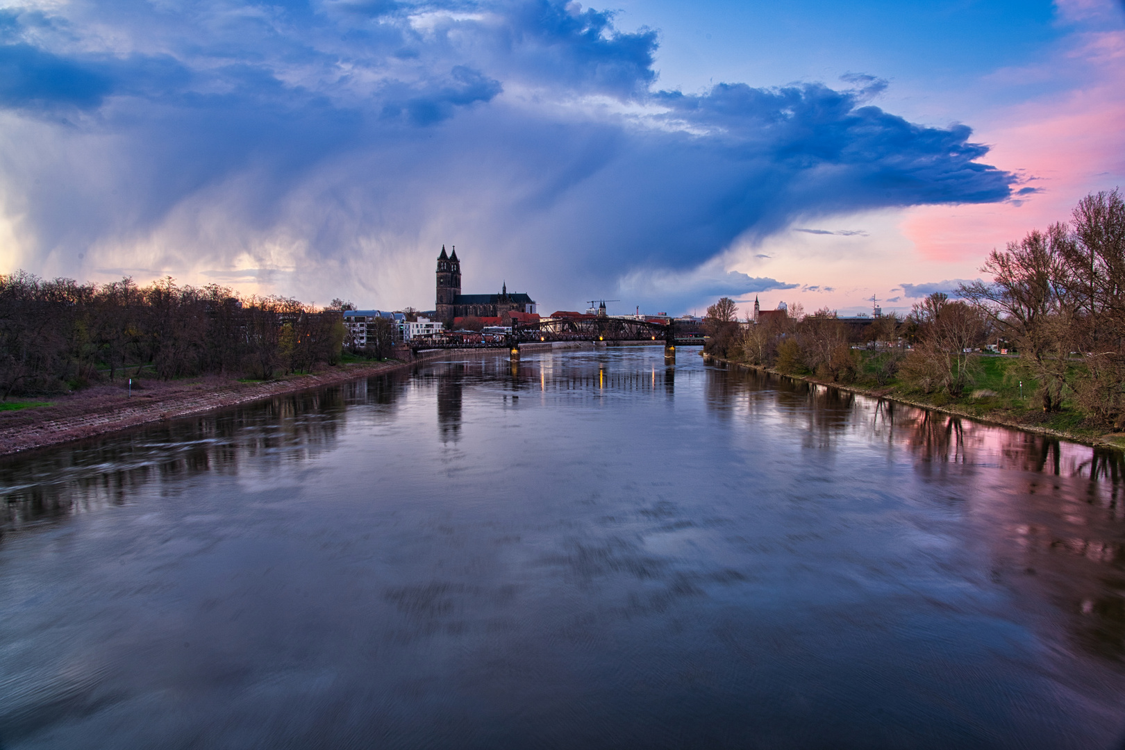 Sonnenuntergang auf der Sternbrücke