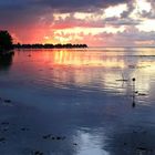 Sonnenuntergang auf der Südseeinsel Moorea