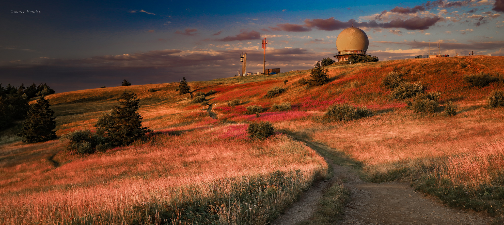 Sonnenuntergang auf der Wasserkuppe 2