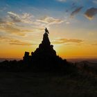 Sonnenuntergang auf der Wasserkuppe