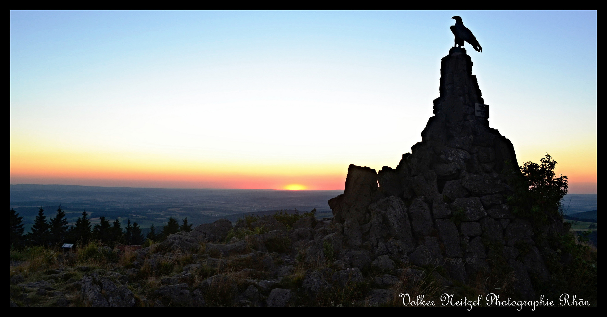 Sonnenuntergang auf der Wasserkuppe