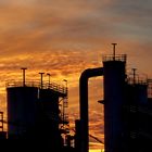 Sonnenuntergang auf der Zeche Zollverein