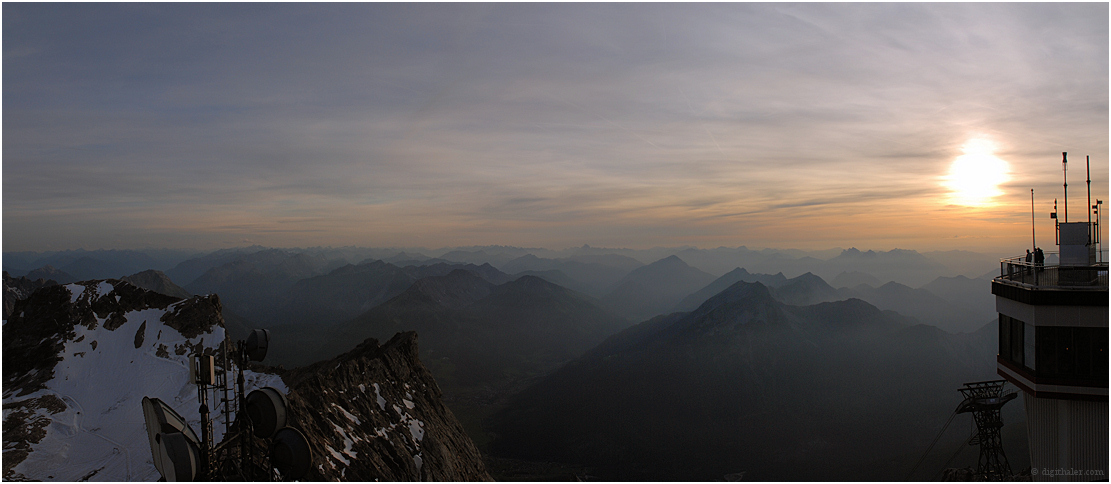 ~~ Sonnenuntergang auf der Zugspitze ~~