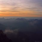 Sonnenuntergang auf der Zugspitze