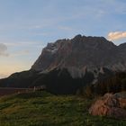 Sonnenuntergang auf Ehrwalder Alm