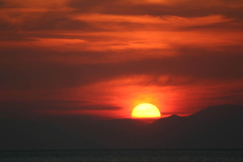 Sonnenuntergang auf Elba