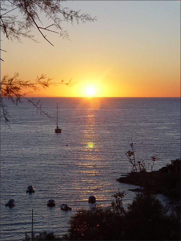 Sonnenuntergang auf Elba