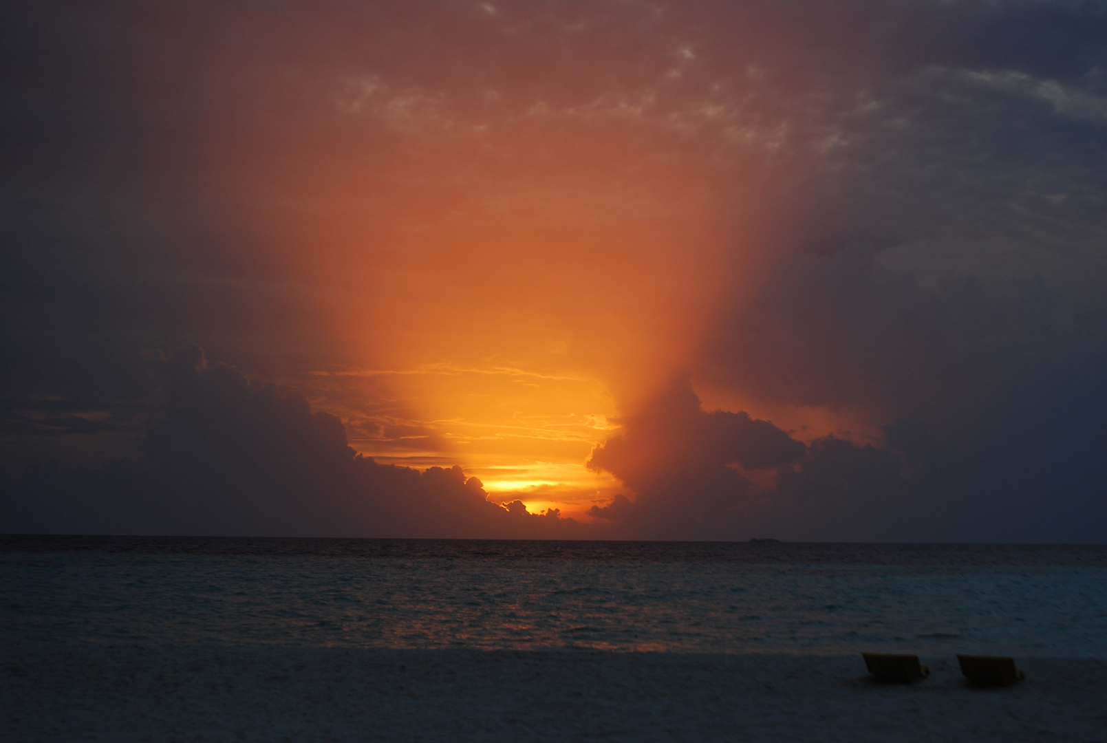 Sonnenuntergang auf Embudu