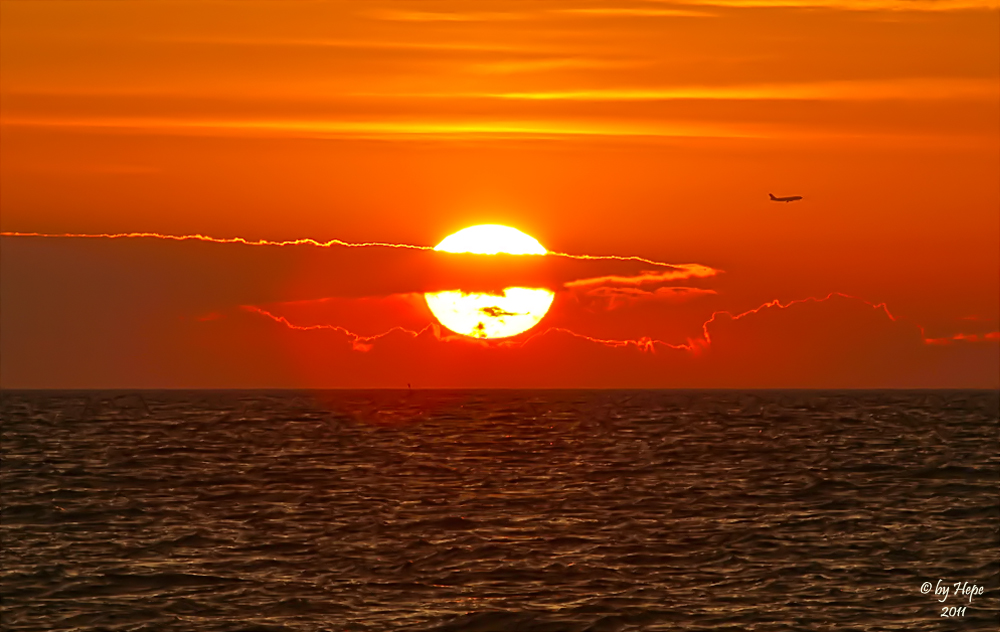 Sonnenuntergang auf Falsterbro