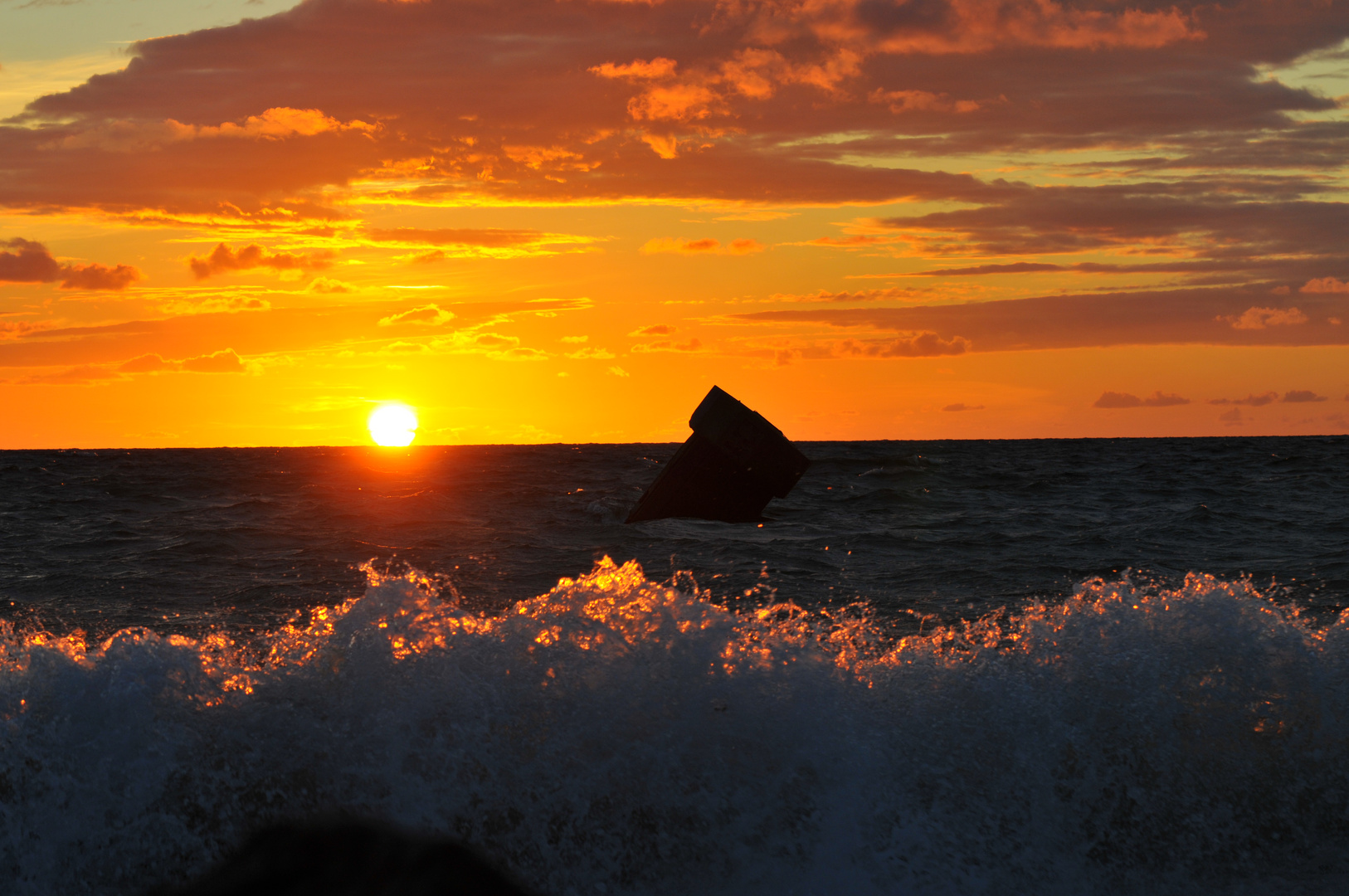 Sonnenuntergang auf Fehmarn