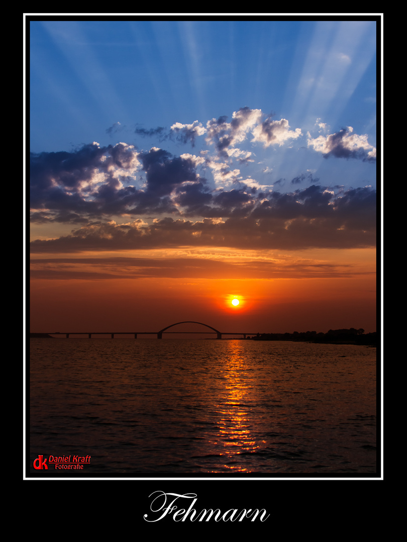 Sonnenuntergang auf Fehmarn