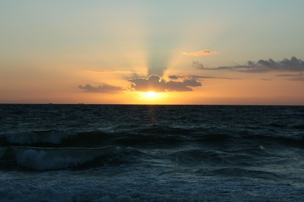 Sonnenuntergang auf Fehmarn